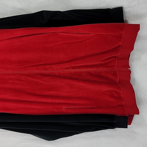 King Size Tall Sweat Suit 2 Piece Size 3XL Red/Black - Picture 3 of 10